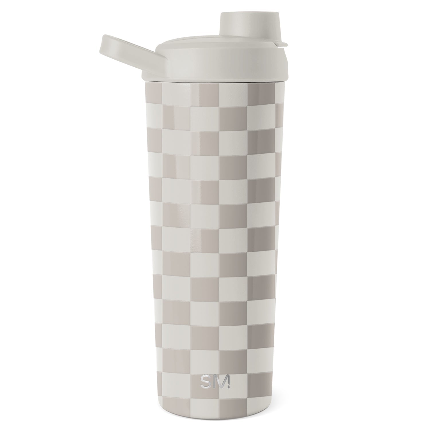 Rally Protein Shaker - Checkmate / Stainless Steel / CLSC