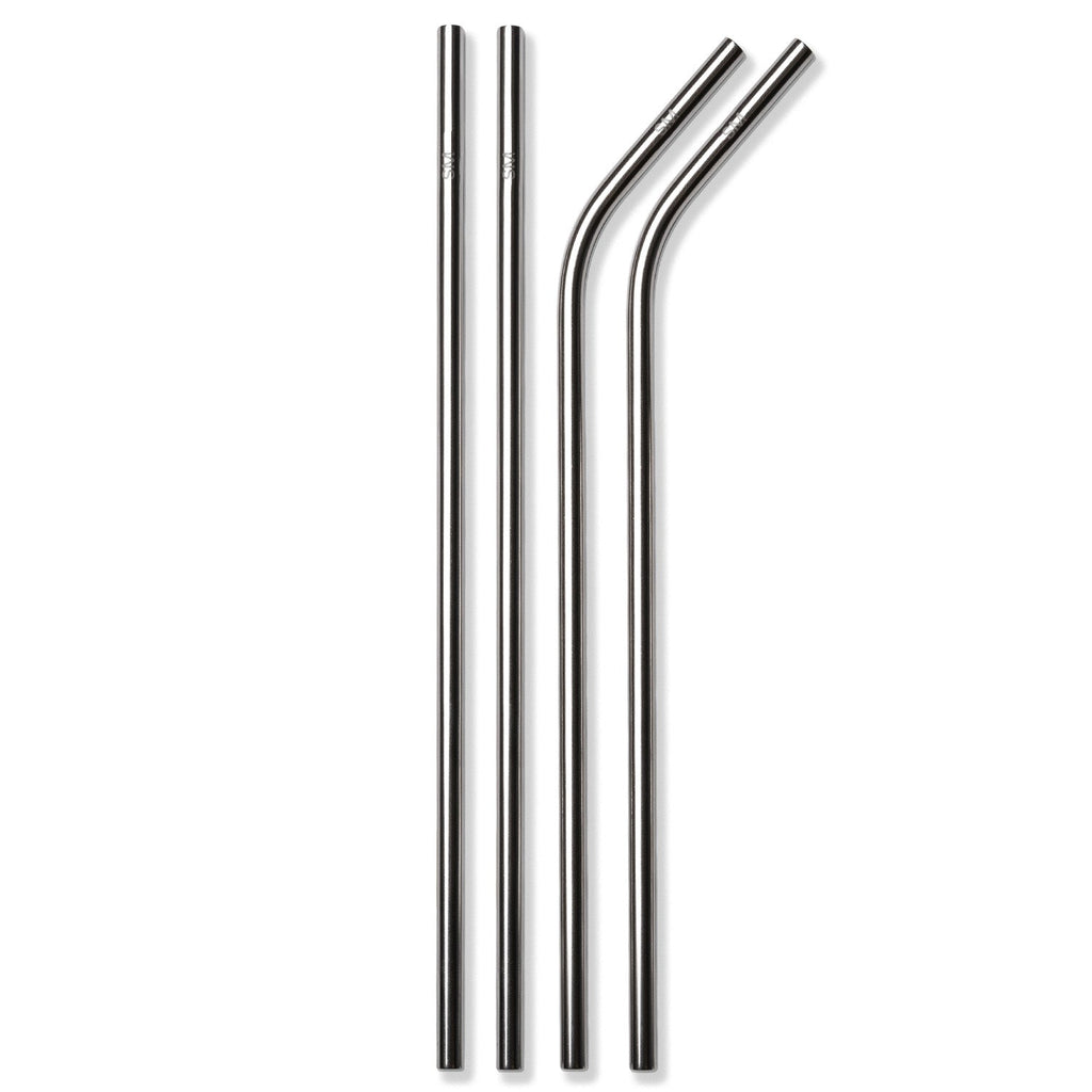 Stainless Steel Reusable Straws - 4 / 4 Pack